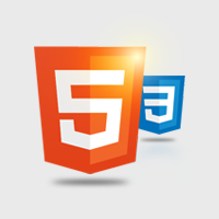 Image of HTML 5 and CSS 3 logos